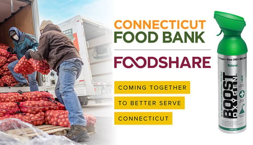 Connecticut Food Bank and Boost Oxygen